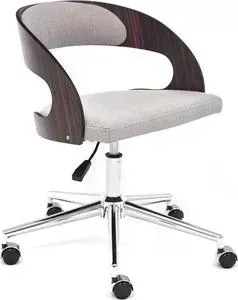 Кресло офисное TetChair Jazz палисандр экошерсть серый 1811-43