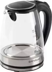 Чайник электрический ENDEVER Skyline KR-305G, сталь/стекло