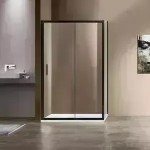 Душевой уголок Vincea Garda VSR-1G1 120x90 профиль черный, стекло прозрачное (VSR-1G9012CLB)
