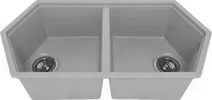 Мойка кухонная KitKraken Gulf Grey серая