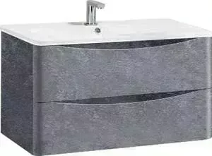 Тумба с раковиной Vincea с Roberta Stone 80x45 см, камень (VMC-1R800MS, VCB-1RA800W)