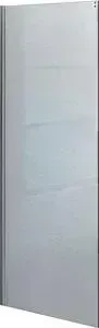Боковая стенка WeltWasser WW800B 80х195 профиль хром, стекло прозрачное (10000003091)