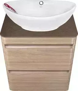 Тумба с раковиной Style line с Атлантика 60 ясень перламутр (2000949233383, 2000949234007, 4620008198989)