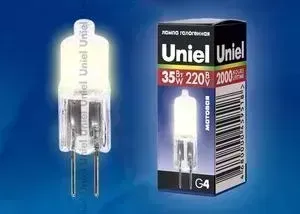 Лампа UNIEL галогенная JC-220/35/G4 FR