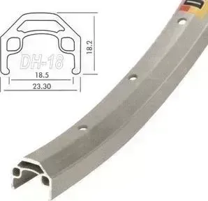 Обод NANDUN DH-18 double wall 26*32H SILVER