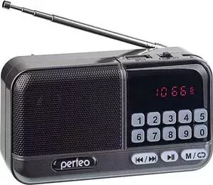Радиоприемник Perfeo ASPEN FM+ серый (i20) [PF_B4060]