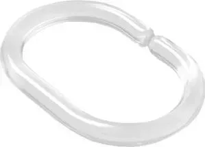 Набор колец для ванной IDDIS Rings 3,1x4,9, прозрачный (RID012P)