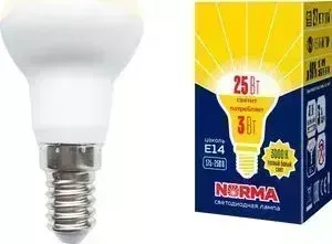 Светодиодная лампа VOLPE LED-R39-3W/3000K/E14/FR/NR
