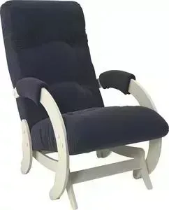 Кресло-качалка Мебель Импэкс глайдер Модель 68 дуб шампань ткань Verona denim blue