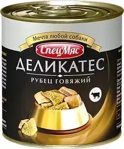 Консервы Зоогурман СпецМяс Деликатес Рубец говяжий для взрослых собак 250г