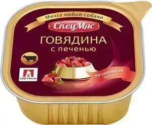 Консервы Зоогурман СпецМяс Говядина с печенью для взрослых собак 300г