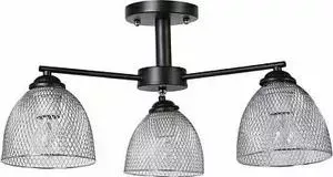 Люстра Imex потолочная MD.0525-3-S BK 3*60Вт E27