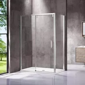 Душевой уголок Vincea Lugano VSR-1L 120x90 профиль хром, стекло прозрачное (VSR-1L9012CL)