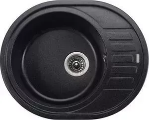 Мойка кухонная KAISER Granit KGMO-6250 Black Pearl черный мрамор (KGMO-6250-BP)