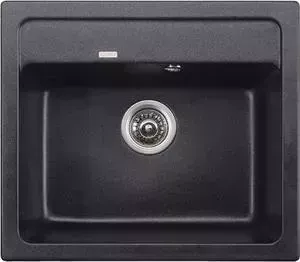 Мойка кухонная KAISER Granit KGM-5750 Black Pearl черный мрамор (KGM-5750-BP)