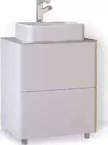 Тумба под раковину Raval Pure 65 напольная, белая (Pur.01.65.N.W)