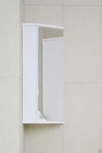 Зеркальный шкаф Corozo Флоренция 40 угловой, белый (SD-00000018)