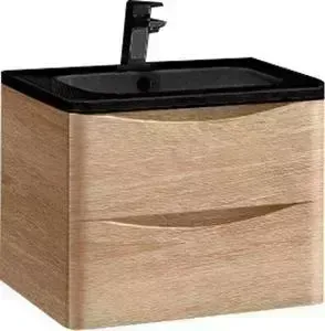 Тумба с раковиной Vincea с Roberta W.Oak 60x45 см, дуб (VMC-1R600WO, VCB-1RA600B)