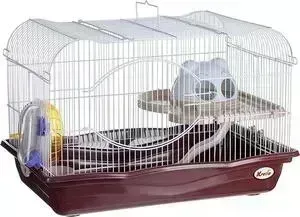 Клетка KREDO М031 из окрашенной проволоки в подарочной упаковке для хомяков