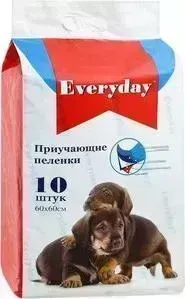 Впитывающие пеленки EVERYDAY приучающие гелевые для животных 60х60см 30шт