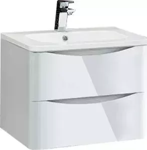 Тумба под раковину Vincea Roberta L.White 59,3x45 см, белый глянец (VMC-1R600LW)