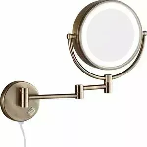 Зеркало BRONZE DE LUXE косметическое Windsor с подсветкой, бронза (12201BR)