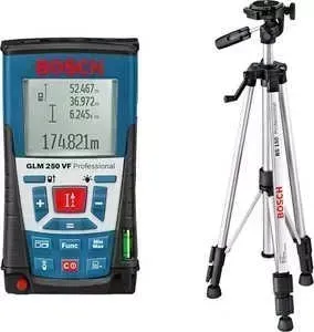 Дальномер BOSCH GLM 250 + штатив BS150 (0.615.994.02J)