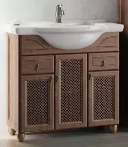 Тумба с раковиной OPADIRIS с Тибет 80 с решеткой, нагал P46 (Z0000000971, 7327206000)