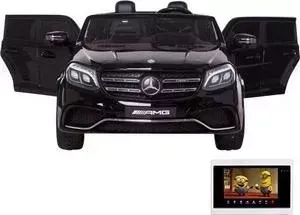 Детский электромобиль Harleybella Mercedes Benz GLS63 LUXURY 4WD 12V MP4 - Black - HL228-LUX-MP4