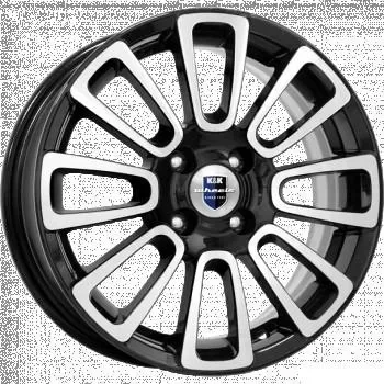 Диск автомобильный RAPID Неман-оригинал 6X15/4X100 ET39 D56.6 алмаз-черный
