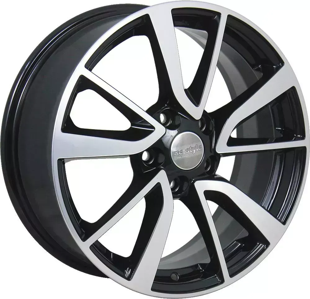 Диск автомобильный КиКРеплика КС699 КиК 7X17/5X114.3 ET39 D60.1 алмаз-черный