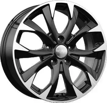 Диск автомобильный КиКРеплика КС740 КиК 7X17/5X112 ET54 D57.1 алмаз-черный