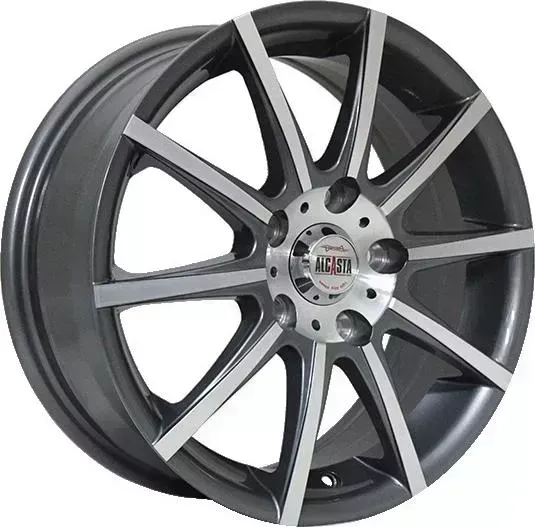 Диск автомобильный РаспродажаУценка M12 ALCASTA 5.5X14/4X100 ET43 D60.1 GMF*(Дефект ЛКП)