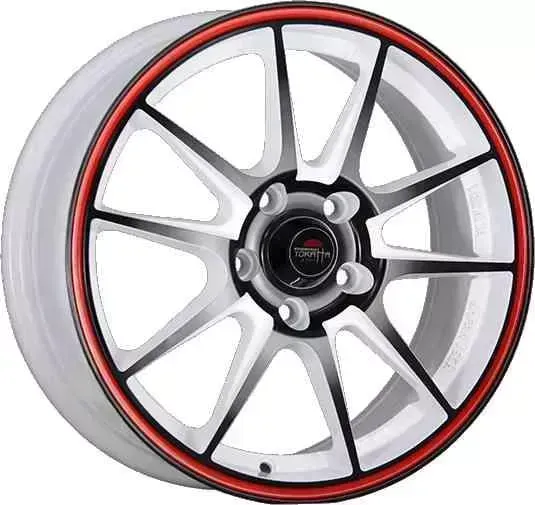 Диск автомобильный YOKATTA MODEL-15 6X15/4X100 ET50 D60.1 W+B+RS