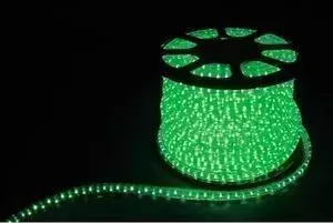 Дюралайт FERON Светодиодный 1,44W/m 36LED/m LEDR2W 2х жильный зеленый 100M 26063