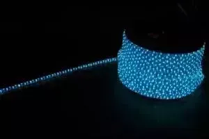 Дюралайт FERON Светодиодный 2,88W/m 72LED/m LEDF3W 3х жильный синий белый 50M 26211