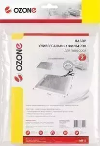 Фильтр для пылесоса OZONE в наборе, микро 250X200 мм (MF-5)