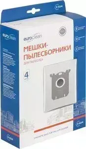 Фильтр для пылесоса Euroclean совместимы с ELECTROLUX, AEG, PHILIPS, TORNADO, VOLTA, ZANUSSI, тип оригинального мешка: S-Bag, 4 шт (E-02/4): характери