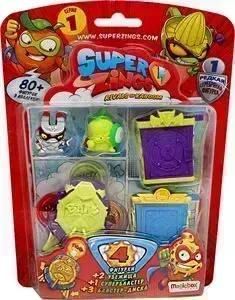Игровой набор SuperZing блистер 4 фигурки и 2 убежища