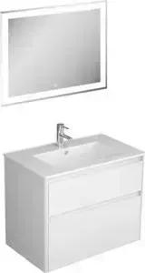 Мебель для ванной Veneciana Aventino 75 с двумя ящиками, белая
