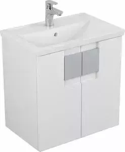 Тумба с раковиной Veneciana с Vetro 60 белая (56033, 4640021060773)