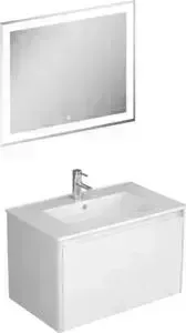 Мебель для ванной Veneciana Aventino 75 с одним ящиком, белая