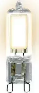 лампа UNIEL Светодиодная LED-JCD-4W/WW/G9/CL GLZ01TR