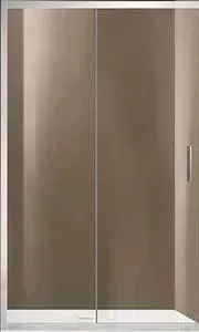 Дверное полотно Vincea Como 120x195 профиль хром, стекло прозрачное (VDS-1C120CL)