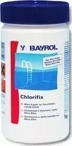 ХЛОРИФИКС Bayrol 4533111 1 кг банка гранулы быстрорастворимый хлор для ударной дезинфекции воды