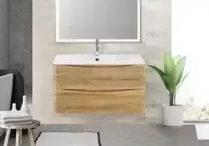 Тумба под раковину BELBANGO Acqua 90 rovere rustico (ACQUA-900-2C-SO-RR)