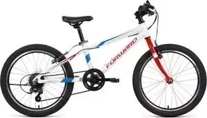 Велосипед FORWARD RISE 20 2.0 (рост 10.5") 2018-2019 (оранжевый/белый, RBKW91607005)