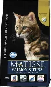 Сухой корм Farmina Matisse Adult Cat Salmon Tuna c лососем и тунцом для взрослых кошек 400г