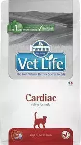 Сухой корм Farmina Vet Life Cat Cardiac для кошек с хронической сердечной недостаточностью 400г