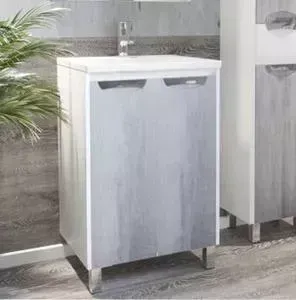 Тумба с раковиной Corozo с Чикаго 65 бетон (SD-00000325, 4640021062203)